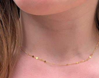 Simple Gold Necklace - Etsy UK