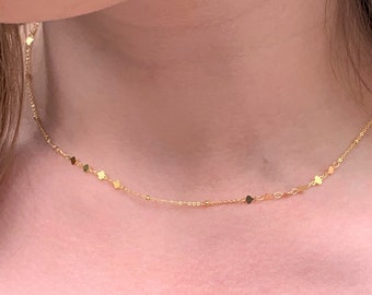 Pretty Gold Necklace - Etsy UK