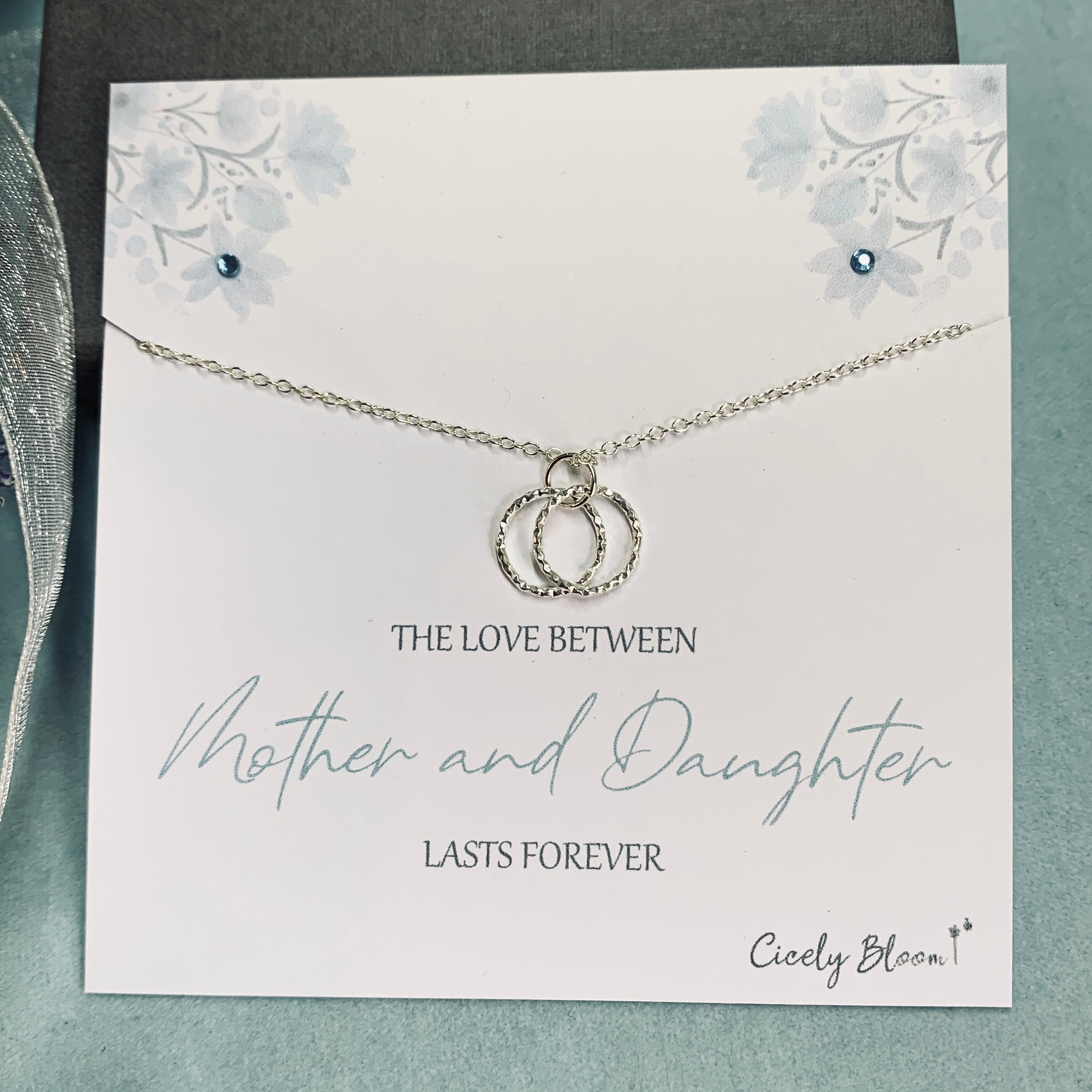 Mum Daughter Jewellery Gift Birthday 