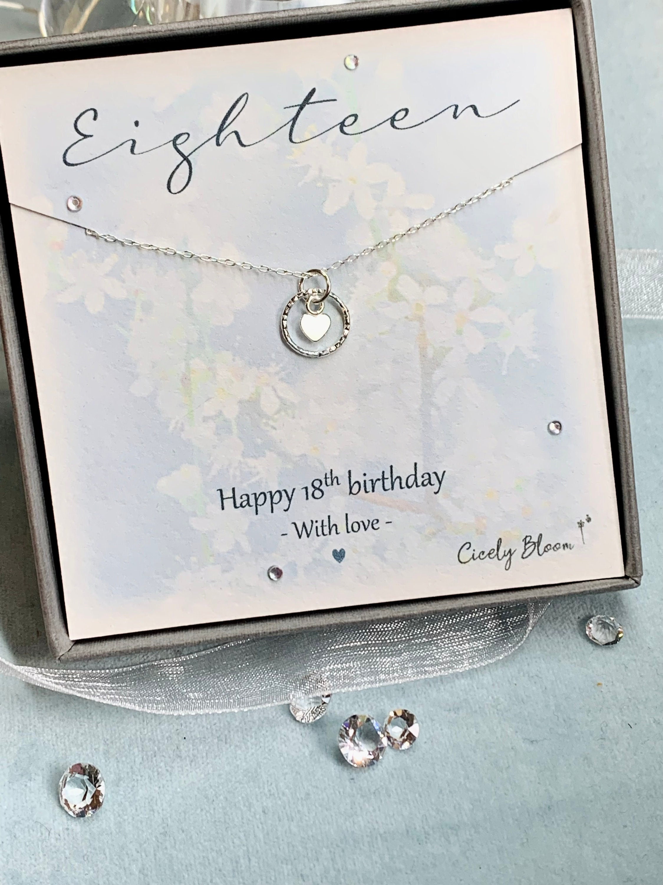 Personalised 18th Birthday Jewellery 18th Birthday Gift Girl  Etsy