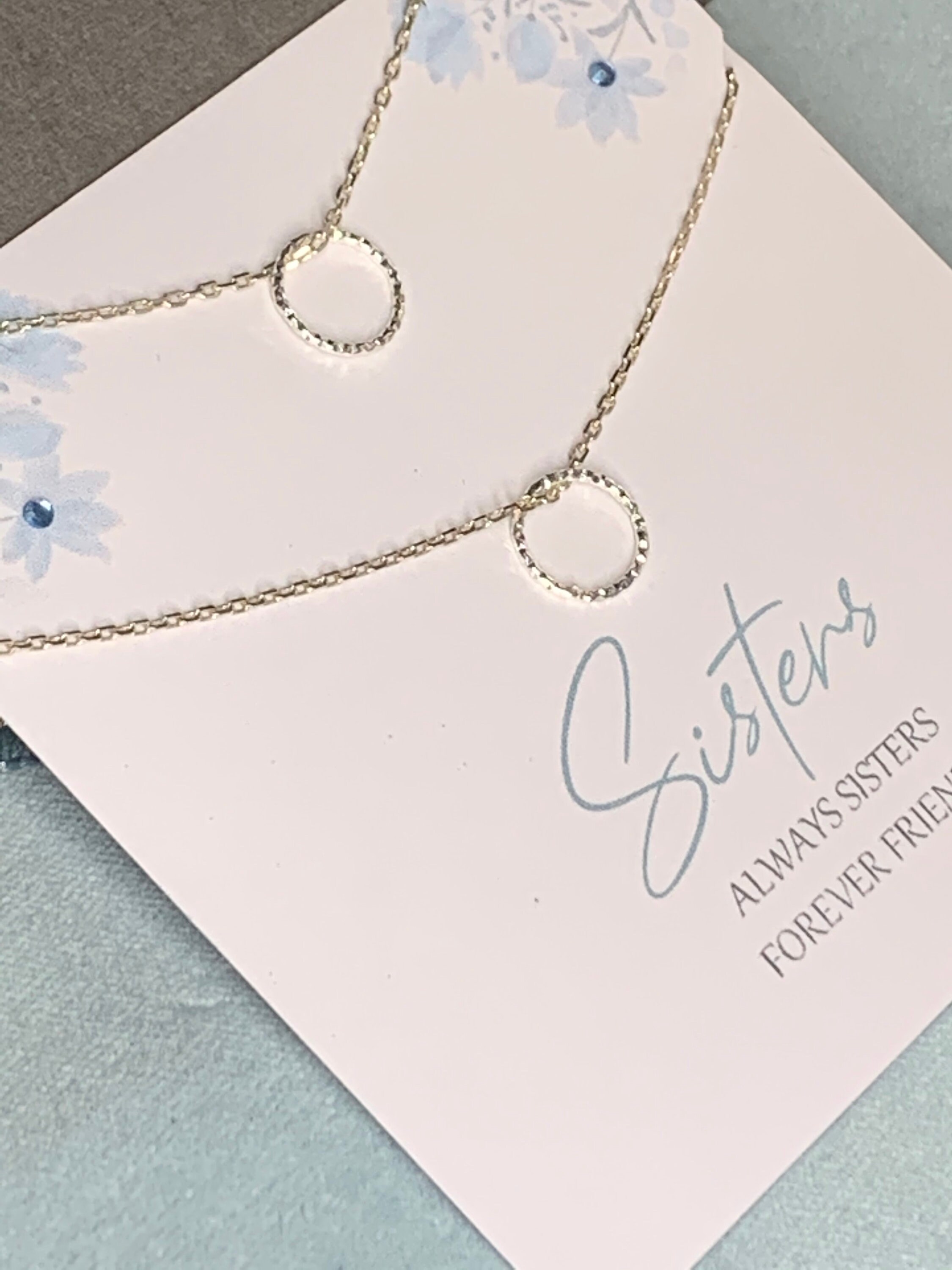 Matching Sister Necklaces Sisters Matching Necklace Gift Sister
