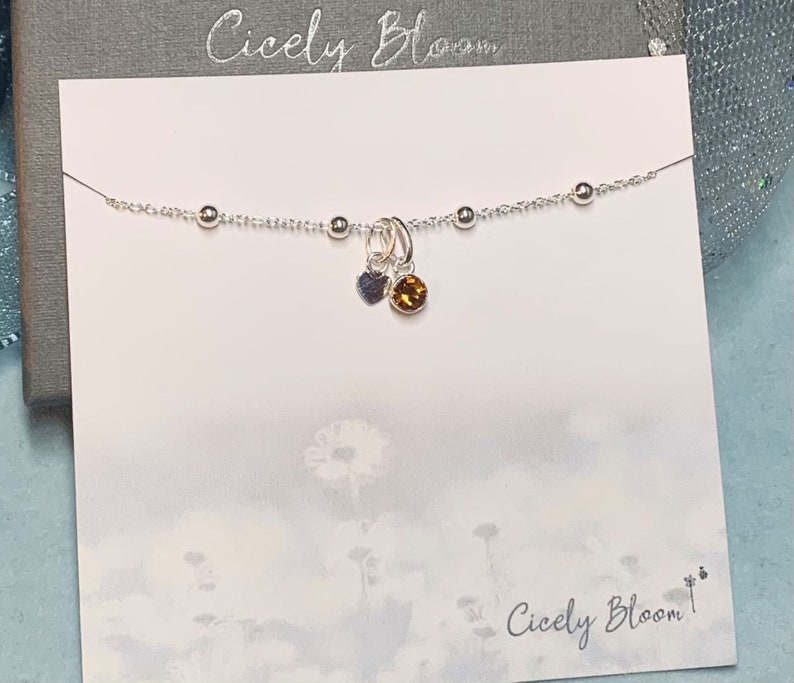 Personalised Birthday Gift for Her June Birthday Gift for Her Sterling Silver Birthstone Bracelet Gemini Gift June Bracelet Gift