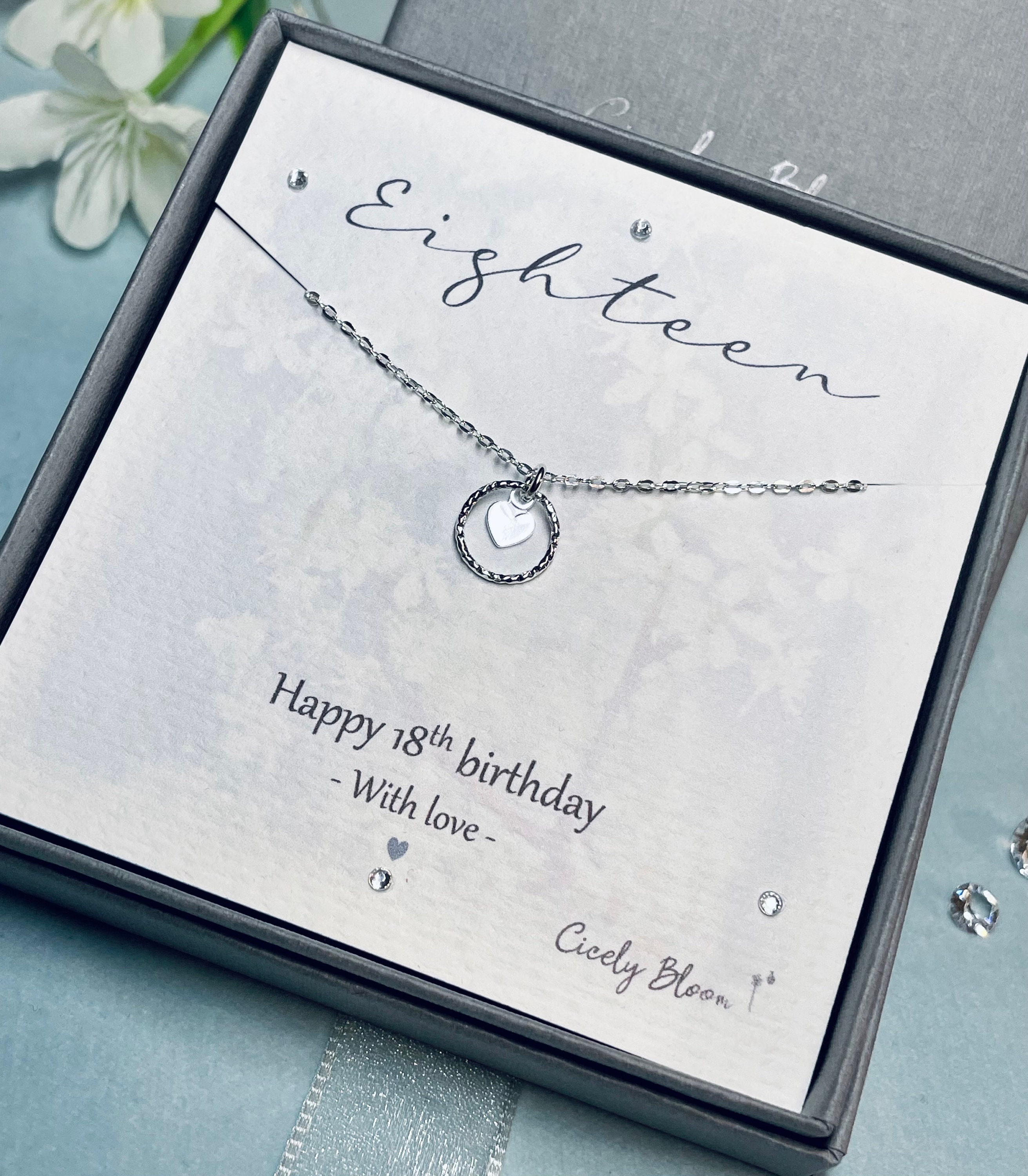 Number 18 18th birthday cake gift Charm Bracelet Bracelet Necklace Jewelry  Gift | eBay