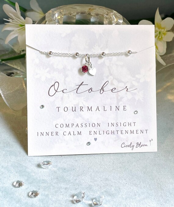 October sale birthstone bracelet