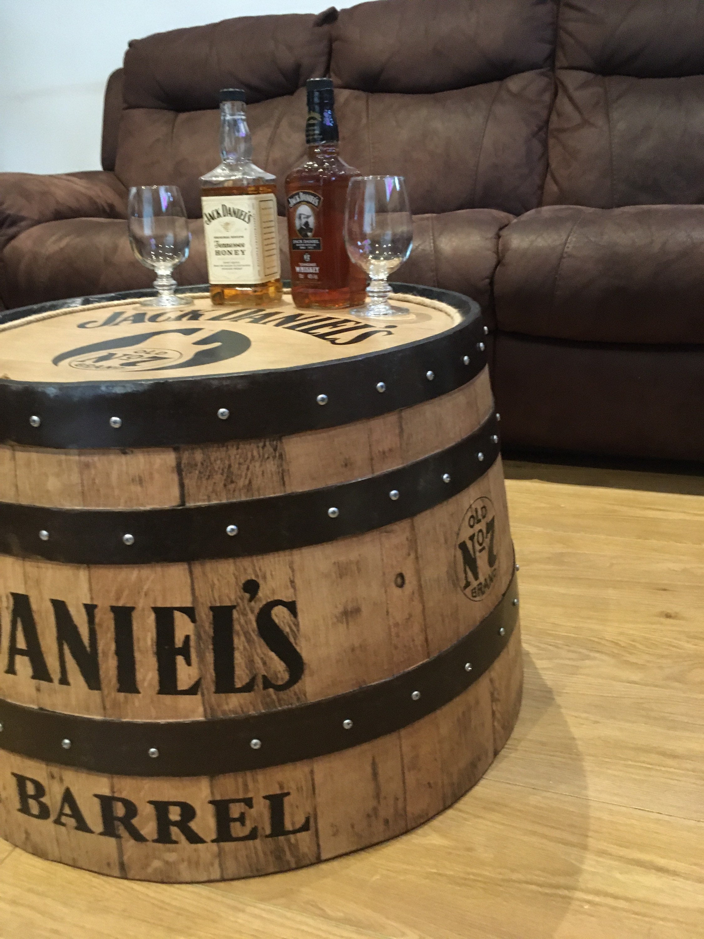 Table de baril de Jack Daniels Etsy