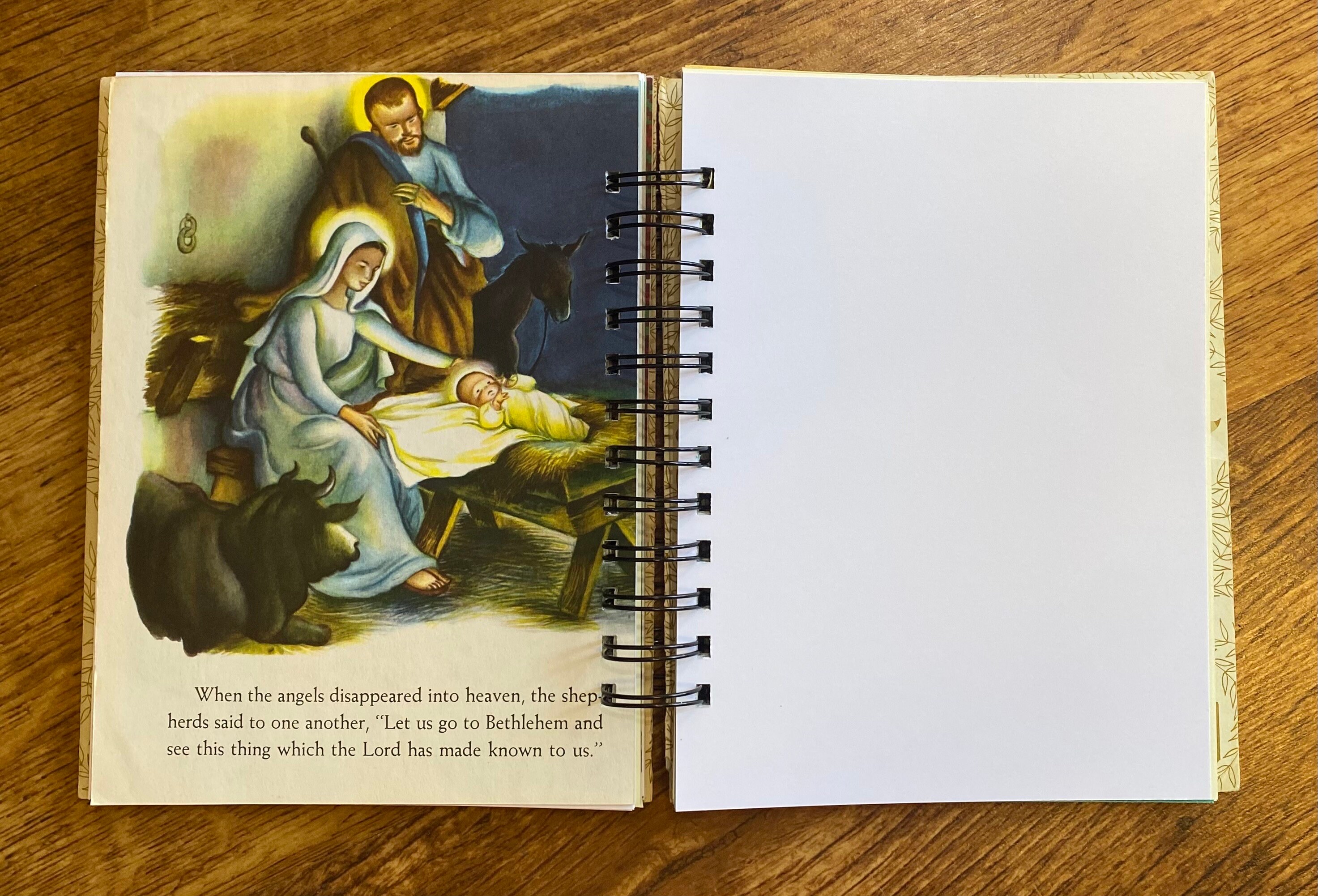 The Christmas Story Repurposed Notebook, Little Golden Book Journal to ...