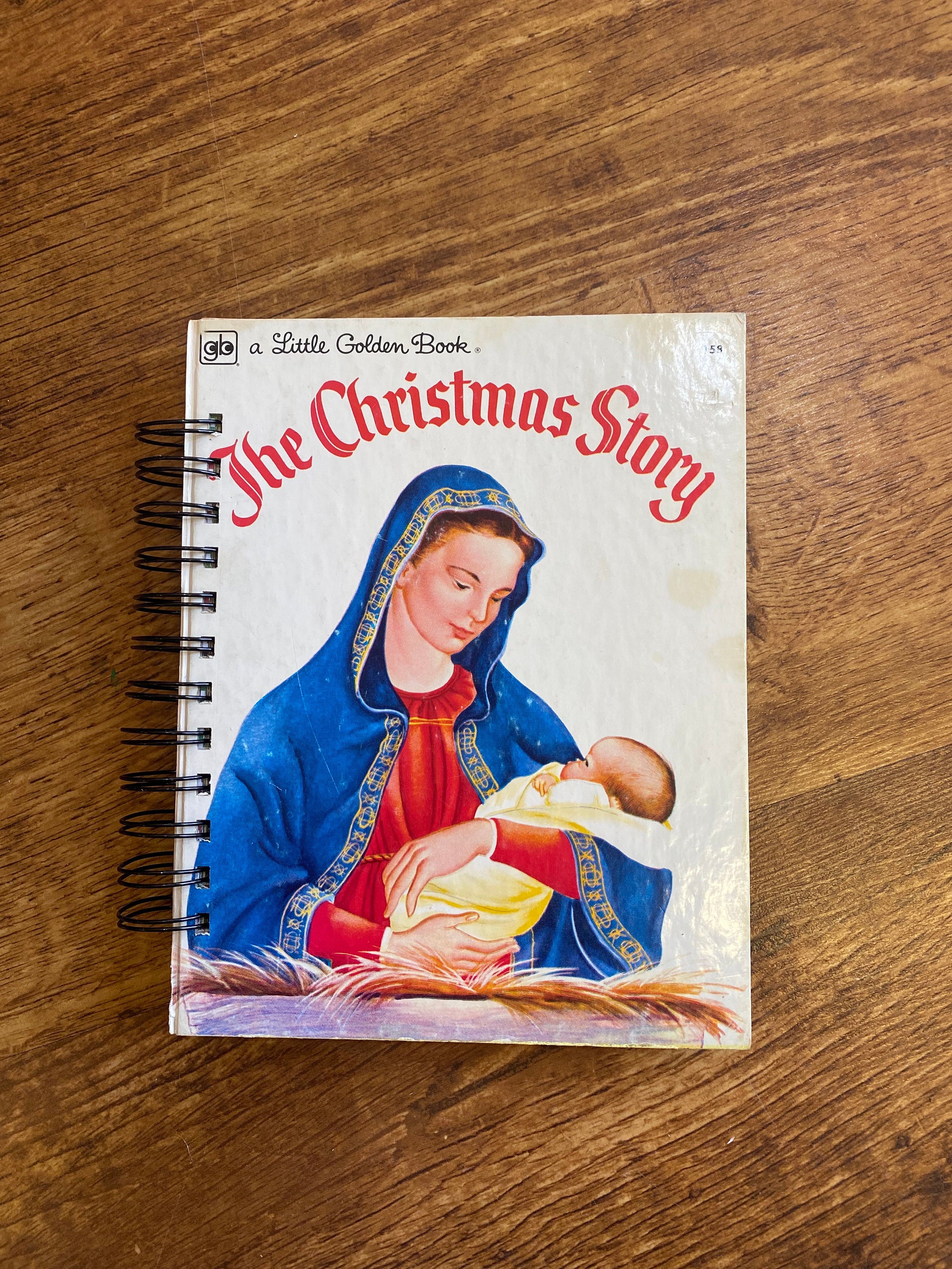 The Christmas Story Repurposed Notebook, Little Golden Book Journal to ...