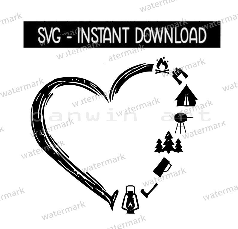 Free Free 146 Camping Heart Svg SVG PNG EPS DXF File