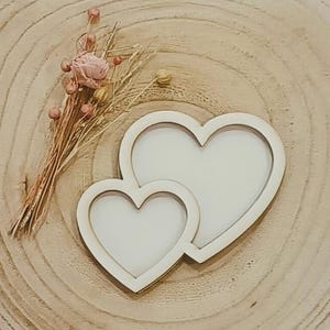 Caja Shaker Corazones - aglomerado cortado a láser