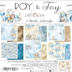 Set di carta per album Boy&Toy - 6"*6"