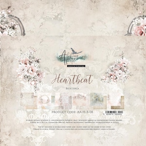 Set di carta per album Battito cardiaco - 8"*8"