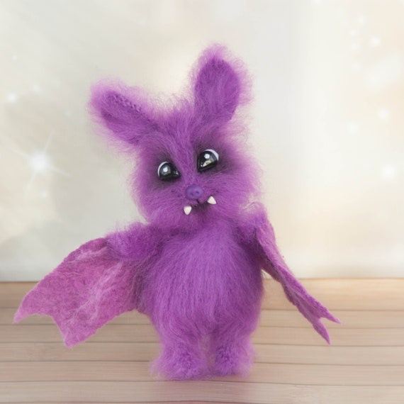 Cute Little Bat Collectible Toy Bat Interior Toy Fluffy Etsy