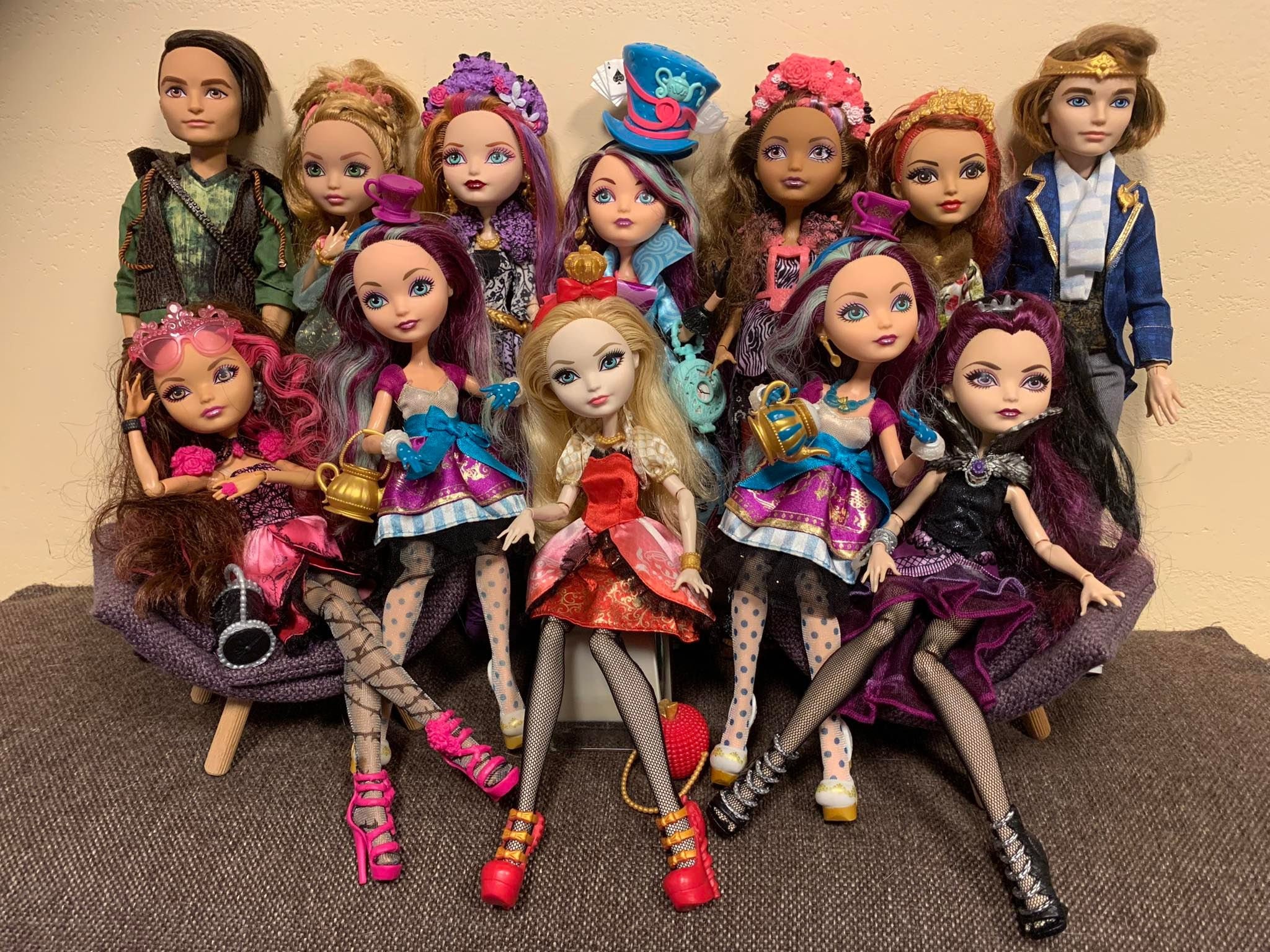 Ever After High collection  Monster high dolls, Ever after dolls, Cupid  doll