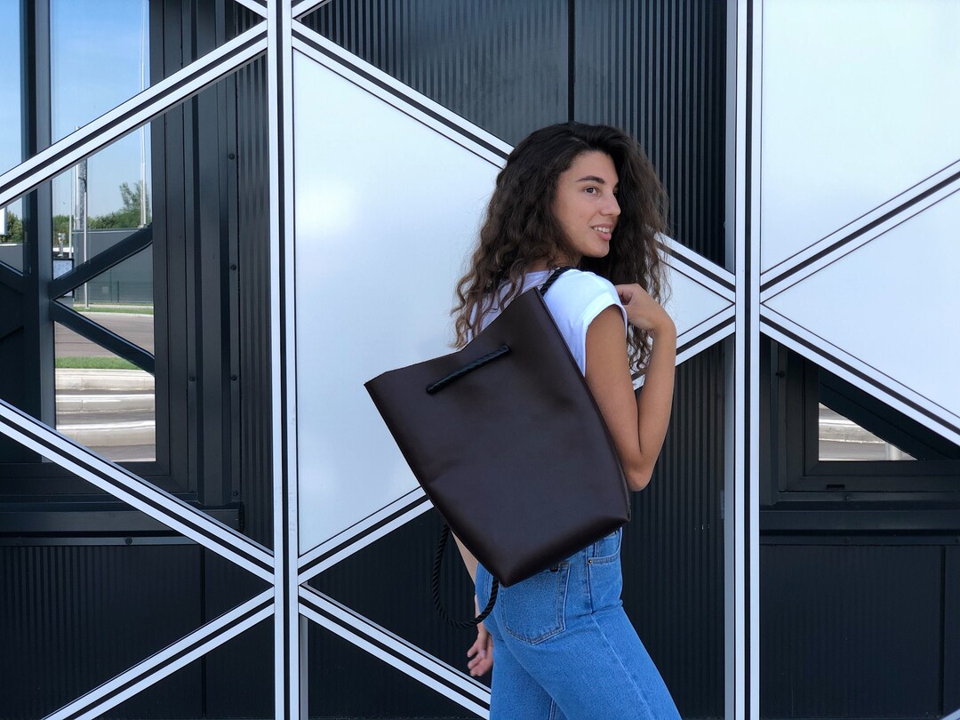 Leather Backpack Convertible Backpack Leather Convertible - Etsy