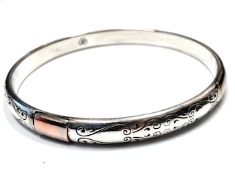 Estate, Sterling Silver, Bangle Bracelet