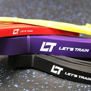 Long Resistance Bands Loop Glutes Training Strength Exercises Fitness Heavy Duty Yoga & Pilates