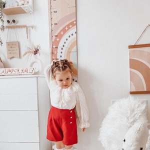 Groeigrafiek kinderen, hoogtemeter baby, cadeau voor babymeisje, eerste verjaardagscadeau, wandliniaal voor kind, decor kinderkamer