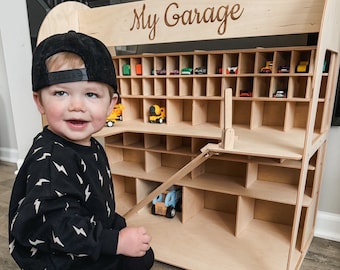 Toy Car Storage, Toy Car Parking, Garage Car Ramp, Baby Cars Storage, Wooden Toy Car Garage, Toys for Toddler, Wooden Toy Car Holder