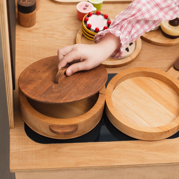 Wooden Dish Sets for Kids Etsy