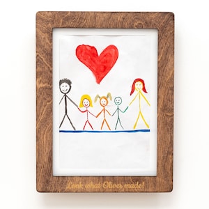 Personalized Art Frames, Nursery Decor, Kids Art Frame, Kids Artwork Frames, Changeable Art Frames, Kids Artwork Frame, Art Display Frame
