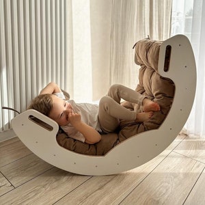 Climbing Set Arch, Natural Wood Climbing Arch, Playroom Gym Climber, Children&#39;s Climbing Toy, Kids Wooden Playroom Gym Activity Set