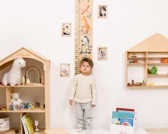 Jungle Nursery Decor, Messlatte für das Kinderzimmer, Messlatte für Kinder, Messlatte für Kinder, erster Geburtstag & Babypartygeschenk