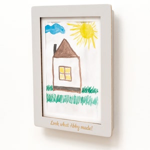 Children Art Frames, Nursery Frame, Children Drawings Frames, Picture Frames, Kids Artwork, Kids Painting Storage, Easy Change Drawings image 7