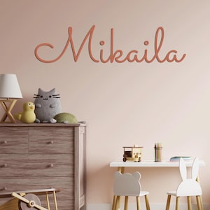 Baby Name Wall Sign, Custom Wood Word, Custom Name Sign, Wall Quotes, Custom Name Sign, Home Decor Quotes, Custom Phrases, Wood Monogram