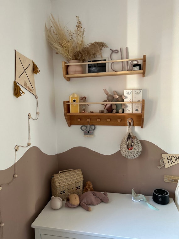 Unique Nursery Shelving Design Ideas