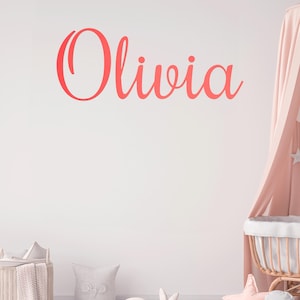 Placa de madeira para nome de bebê, placa para nome de berçário, placa de nome personalizada, placa de madeira personalizada para berçário, decoração de parede com letras de madeira para bebê
