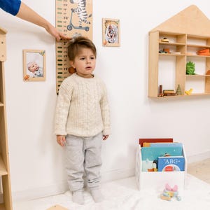 Mijlpalen grafiek hout kinderen hoogtemeter muur groeimeter liniaal dinosaurus kinderkamer muur decor 2e verjaardagscadeau voor jongen of meisje kinderen cadeau