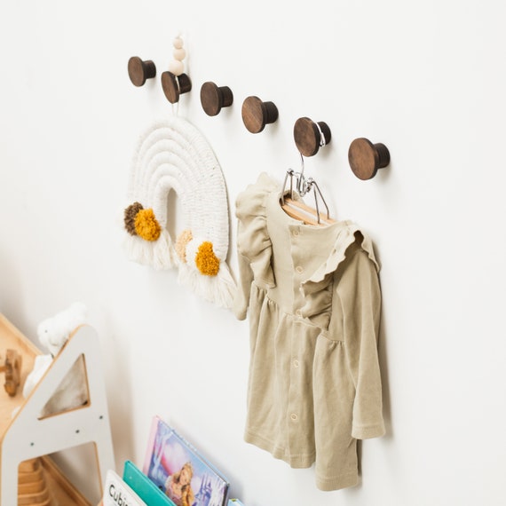 Wood Kids Wall Hooks, Kids Wall Hangers, Kids Wall Racks, Wall Hooks for  Kids, Kids Wood Hooks, Kids Hooks, Kids Racks, Kids Nursery Room 