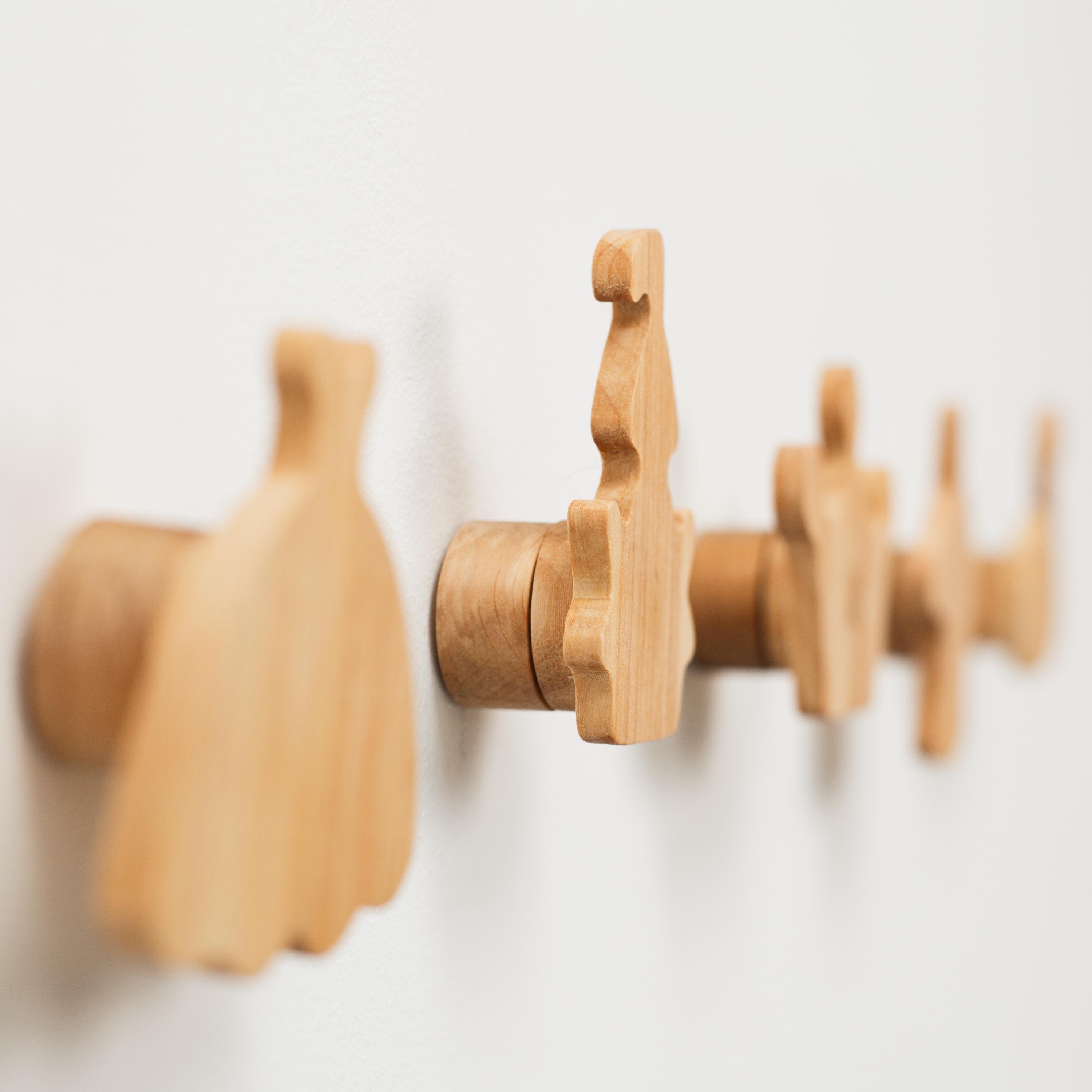 Wooden wall hooks kmart hotsell