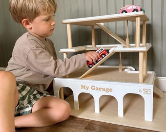 Wooden Garage Toy, Baby Boy Cars Garage, Gift for Kid, Toy