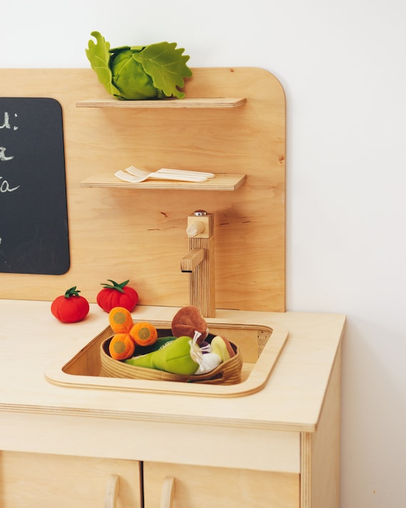 Cuisine de jeu pour tout-petits, meubles Montessori pour enfants