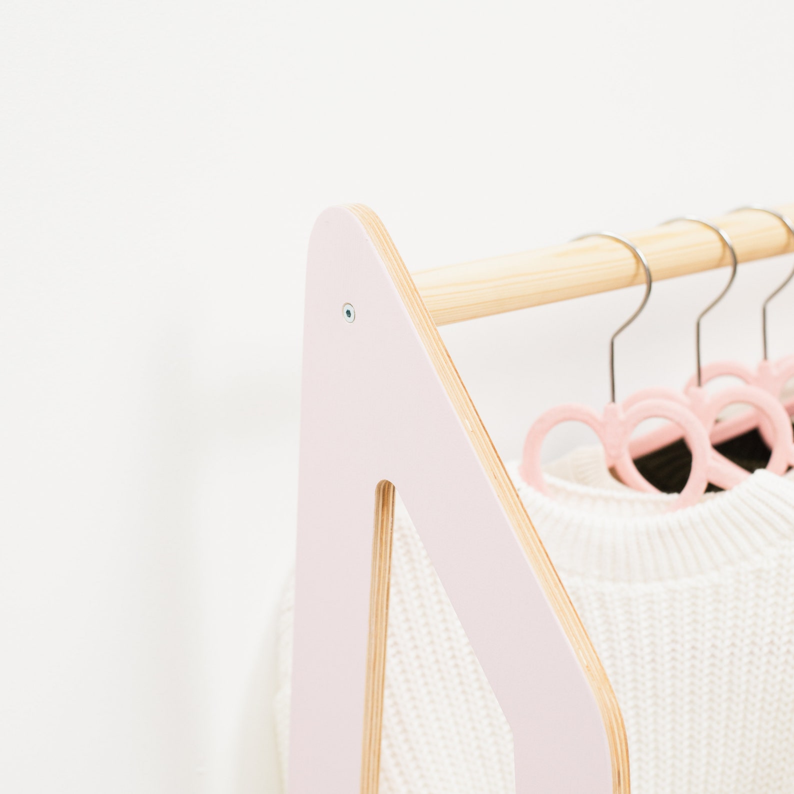 Baby Clothing Rack With Shelves Toddler Nursery Furniture Etsy