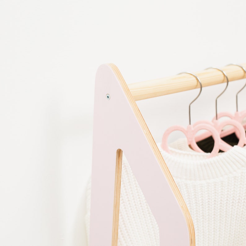 Baby Clothing Rack With Shelves Toddler Nursery Furniture Etsy
