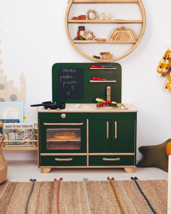 Wooden kitchen, Montessori style play corner, Gallery posted by Maycie