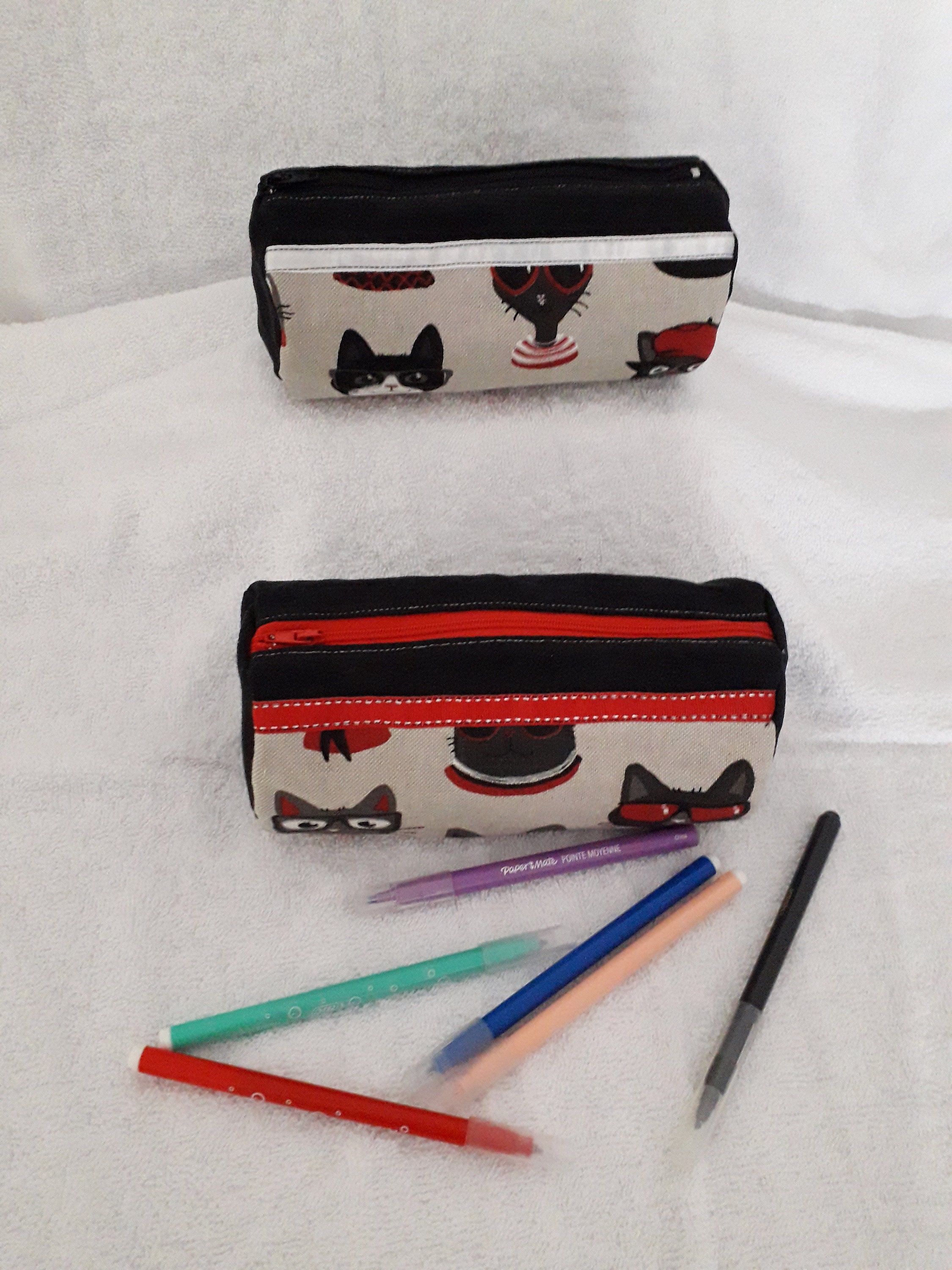 Trousse à Crayons en Coton Pour Adulte et Enfant