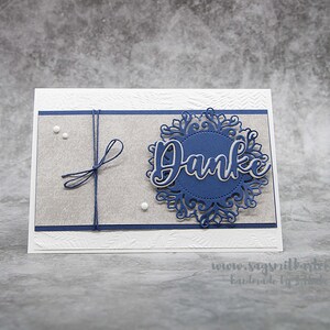 Handgemachte Klappkarte | Dankeskarte | Stampin' UP!
