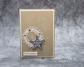 Christmas card with star, Stampin' Up!