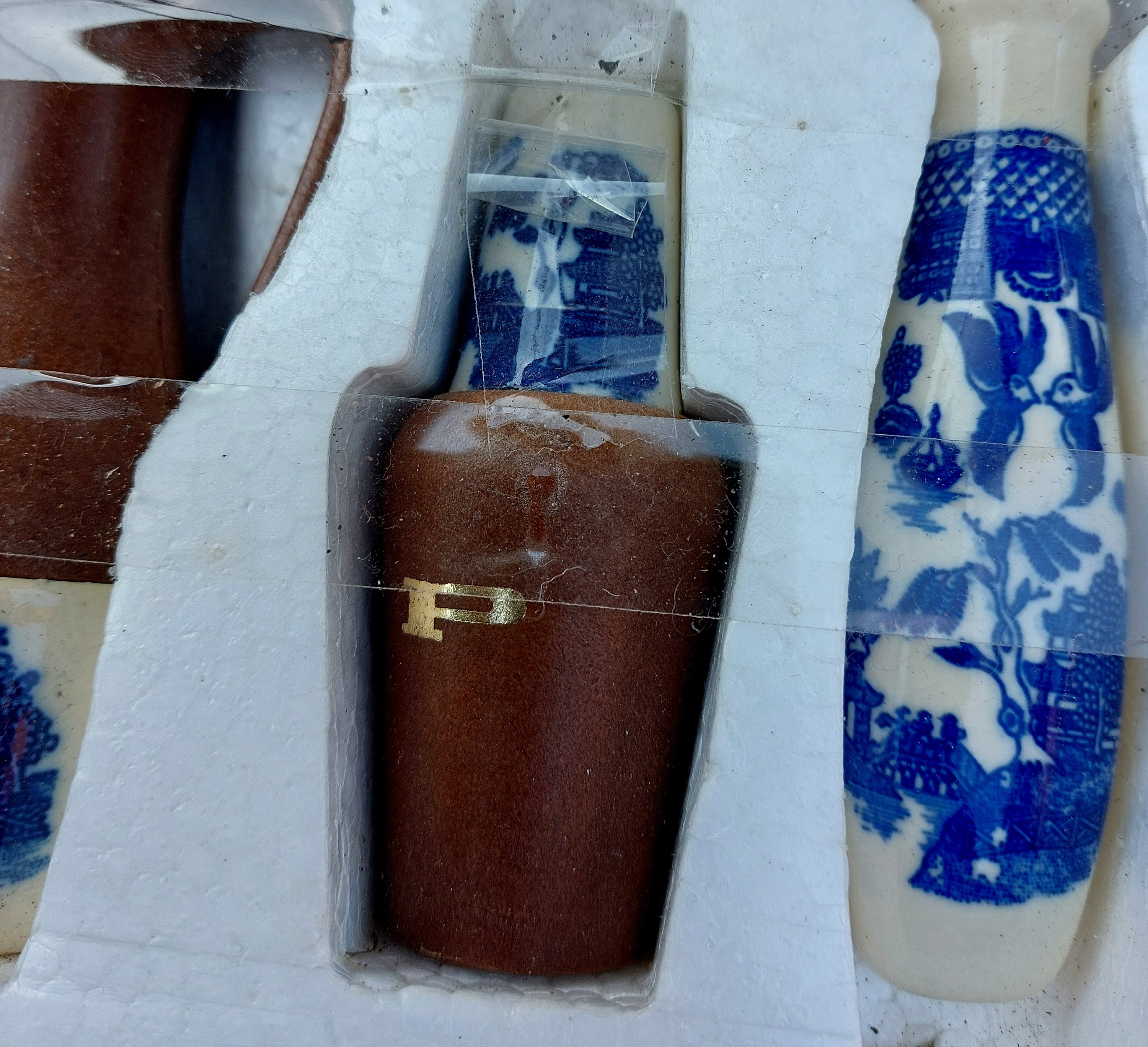 Service à Thé Vintage Hakusan Japon - Bois Et Céramique - Set Materia Hostess