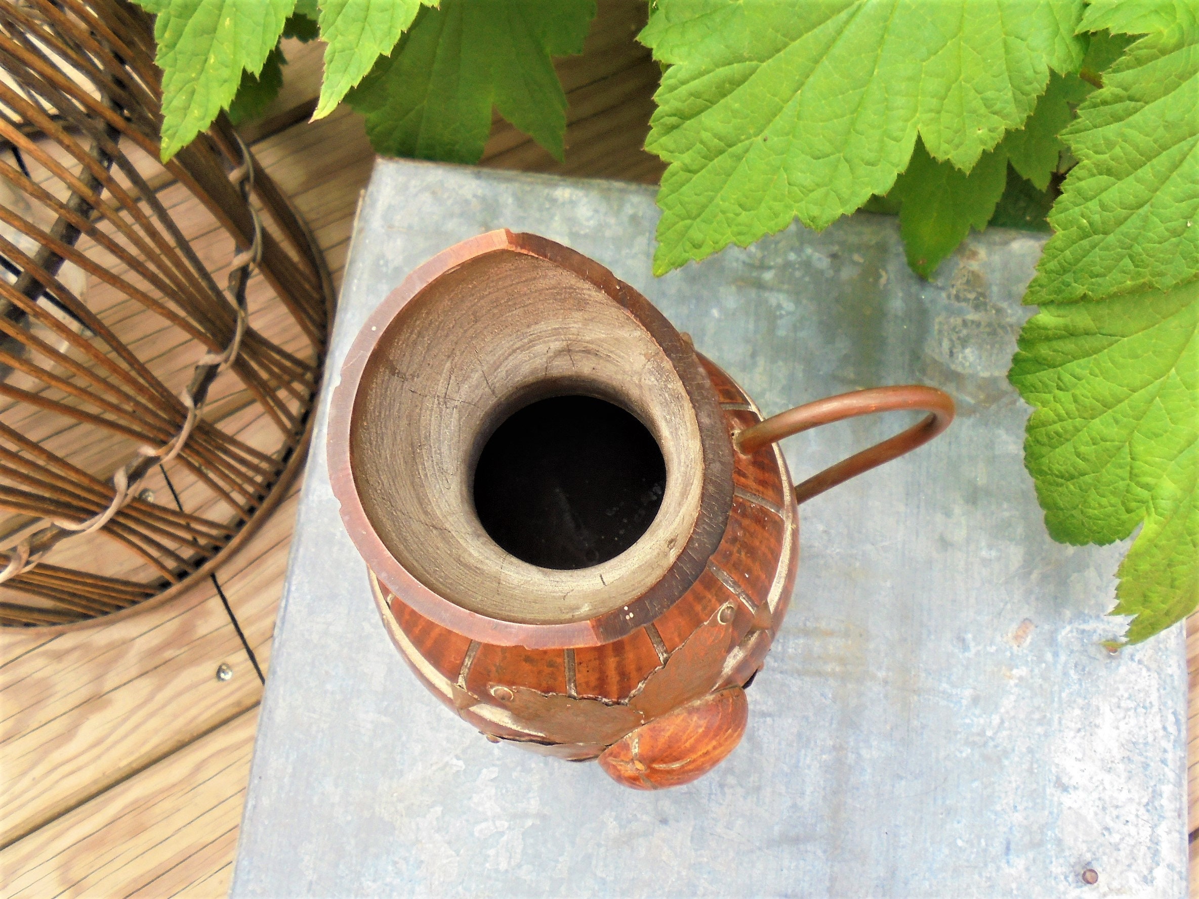 ブラウンフェード手作りピッチャー PERARDの木製ピッチャー（ブラウン） - 完全手作り - Etsy 日本