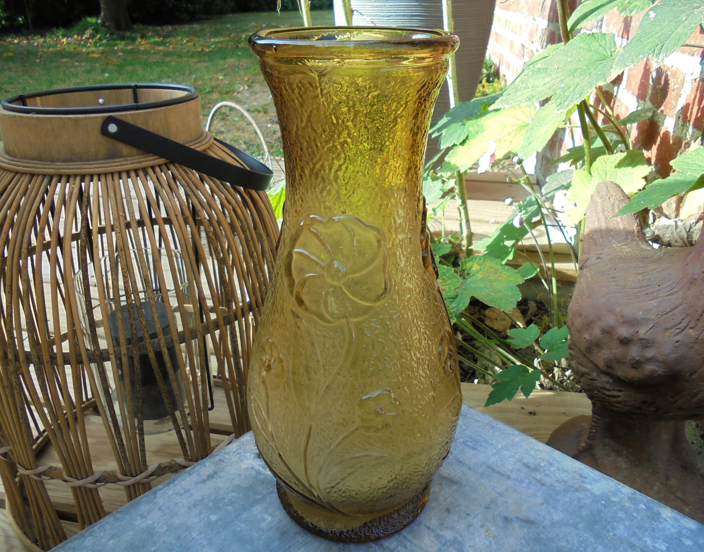 CONANTIN Paris vase - Large format in thick glass - Vintage 70s