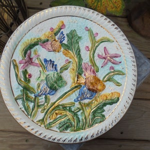 BEQUET wall plate large format - Fish decoration.