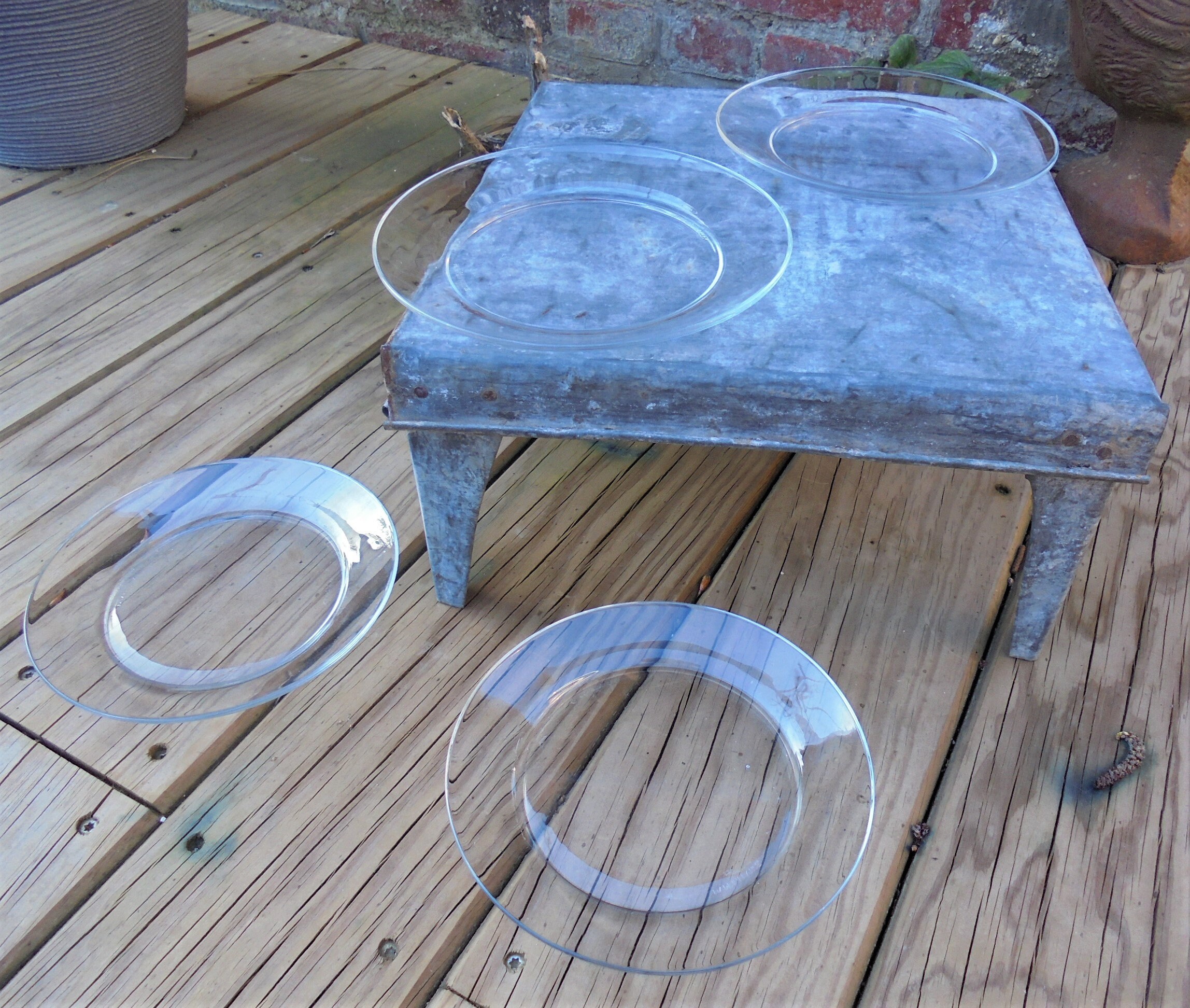 Assiettes Transparentes Duralex à Dessert en 4 Exemplaires