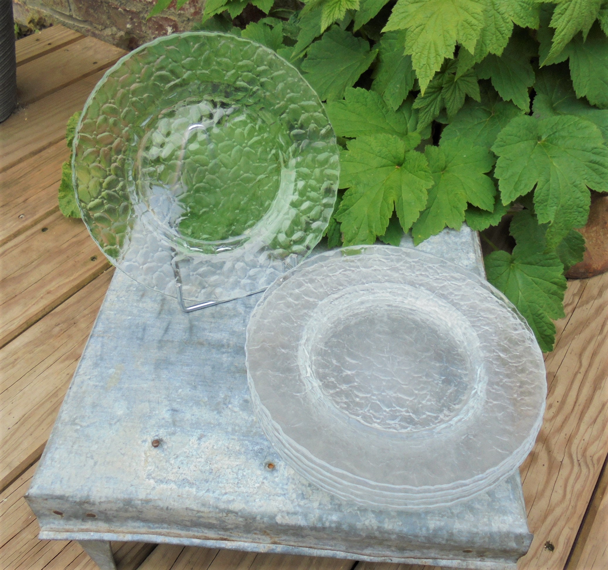 Assiettes Relief France à Dessert - Décor Très Original en 6 Exemplaires