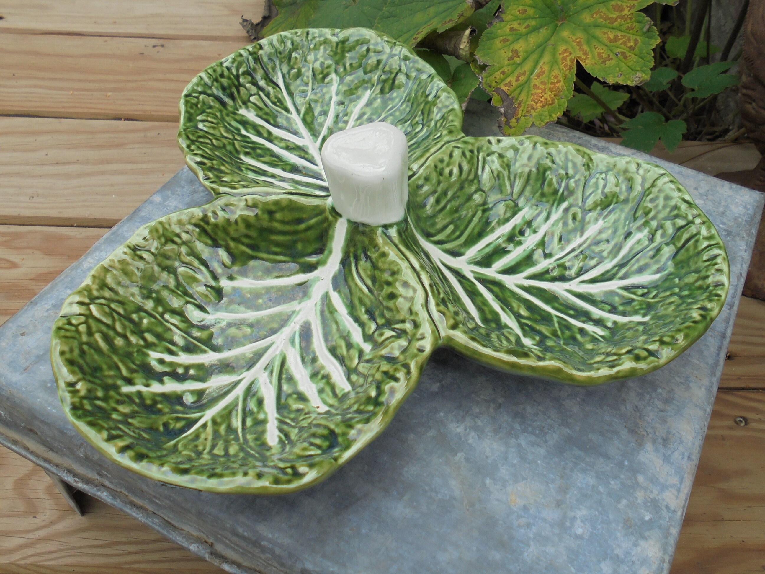 Plat Compartiments Choux - Plat en Feuilles de Choux