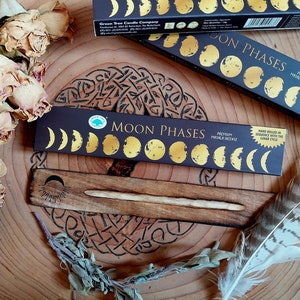 Moon phases incense - Green tree incense - natural incense