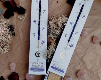 encens green tree botanics - guérison - rêve de lavande